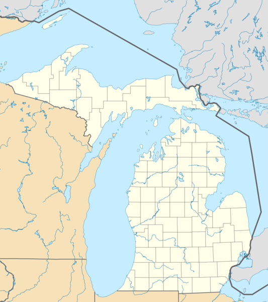 Datei:USA Michigan location map.png