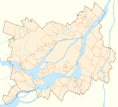 Positionskarte Greater Montreal