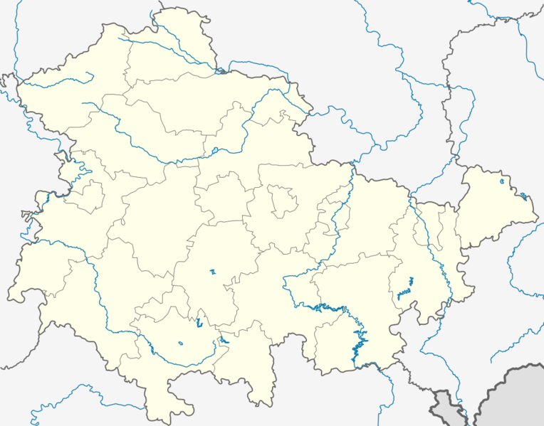 Datei:Thuringia location map.svg